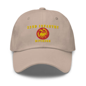 Dad hat - Army - 22nd Infantry Division X 300 - Hat