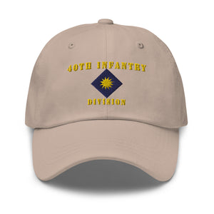 Dad hat - Army - 40th Infantry Division X 300 - Hat