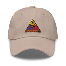 Load image into Gallery viewer, Dad hat - Army - 6th Armored Division - Super Sixth wo Txt
