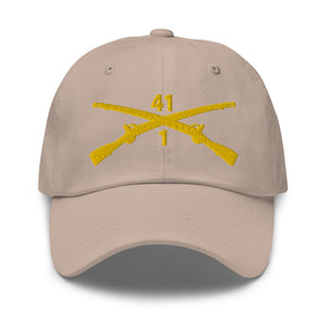 Dad hat - Army - 1st Bn, 41st Infantry wo Txt