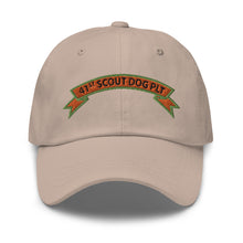 Load image into Gallery viewer, Dad hat - Army - 41st  Scout Dog Platoon wo Txt
