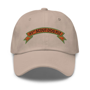 Dad hat - Army - 41st  Scout Dog Platoon wo Txt