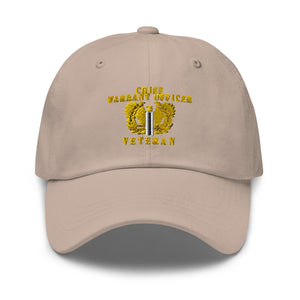 Dad hat - Army - Chief Warrant Officer 5 - CW5 - Veteran