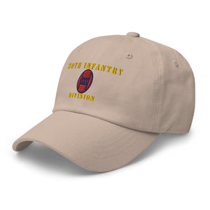 Dad hat - Army - 30th Infantry Division X 300 - Hat