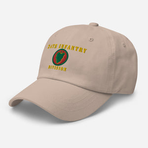 Dad hat - 24th Infantry Division X 300