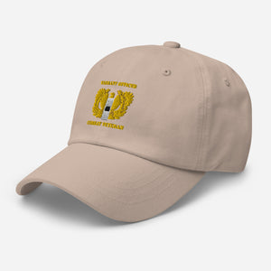 Dad hat - Emblem - Warrant Officer - WO1 - Combat Veteran X 300