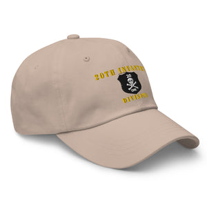 Dad hat - Army - 20th Infantry Division X 300 - Hat