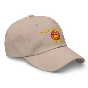 Dad hat - Army - 22nd Infantry Division X 300 - Hat