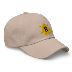 Dad hat - Army - PSYOPS w 8th Battalion Numeral - Line X 300 - Hat