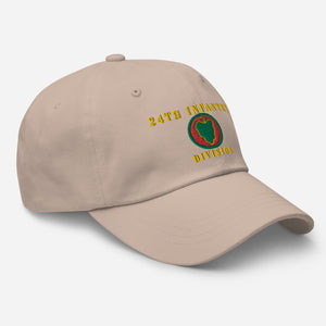 Dad hat - 24th Infantry Division X 300