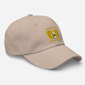 Dad hat - Emblem - Warrant Officer - WO1 - Combat Veteran X 300