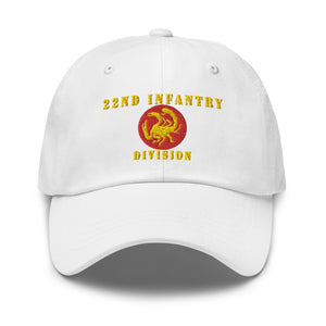 Dad hat - Army - 22nd Infantry Division X 300 - Hat