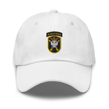 Load image into Gallery viewer, Dad hat - SOF - JFK Special Warfare Center - School SSI wo Txt w white
