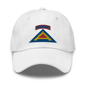 Dad hat - Army - 56th Artillery Brigade - 7th Army w Pershing Tab wo Txt