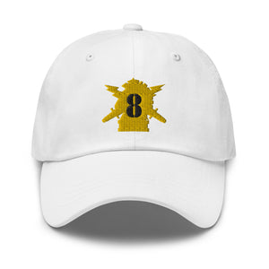 Dad hat - Army - PSYOPS w 8th Battalion Numeral - Line X 300 - Hat