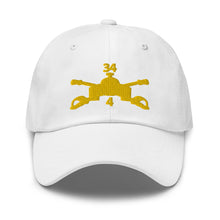 Load image into Gallery viewer, Dad hat - Army - 4th Bn 34th Armor - Armor Branch wo Txt
