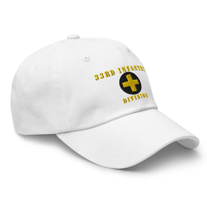 Dad hat - Army - 33rd Infantry Division X 300 - Hat