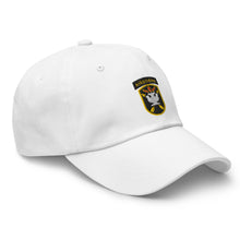 Load image into Gallery viewer, Dad hat - SOF - JFK Special Warfare Center - School SSI wo Txt w white
