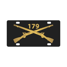 Load image into Gallery viewer, 179th Infantry Regiment - Inf Branch wo Txt X 300 Classic License Plate
