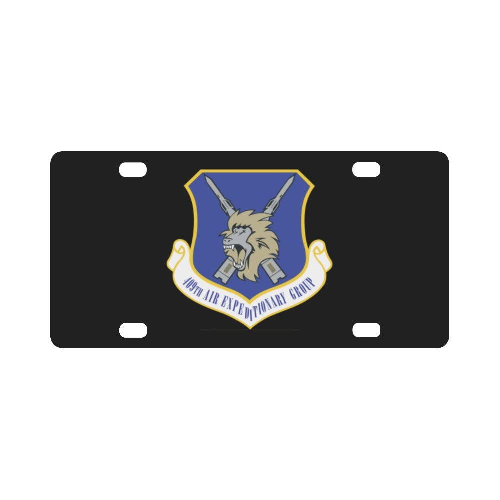 409th Air Expeditionary Group X 300 Classic License Plate