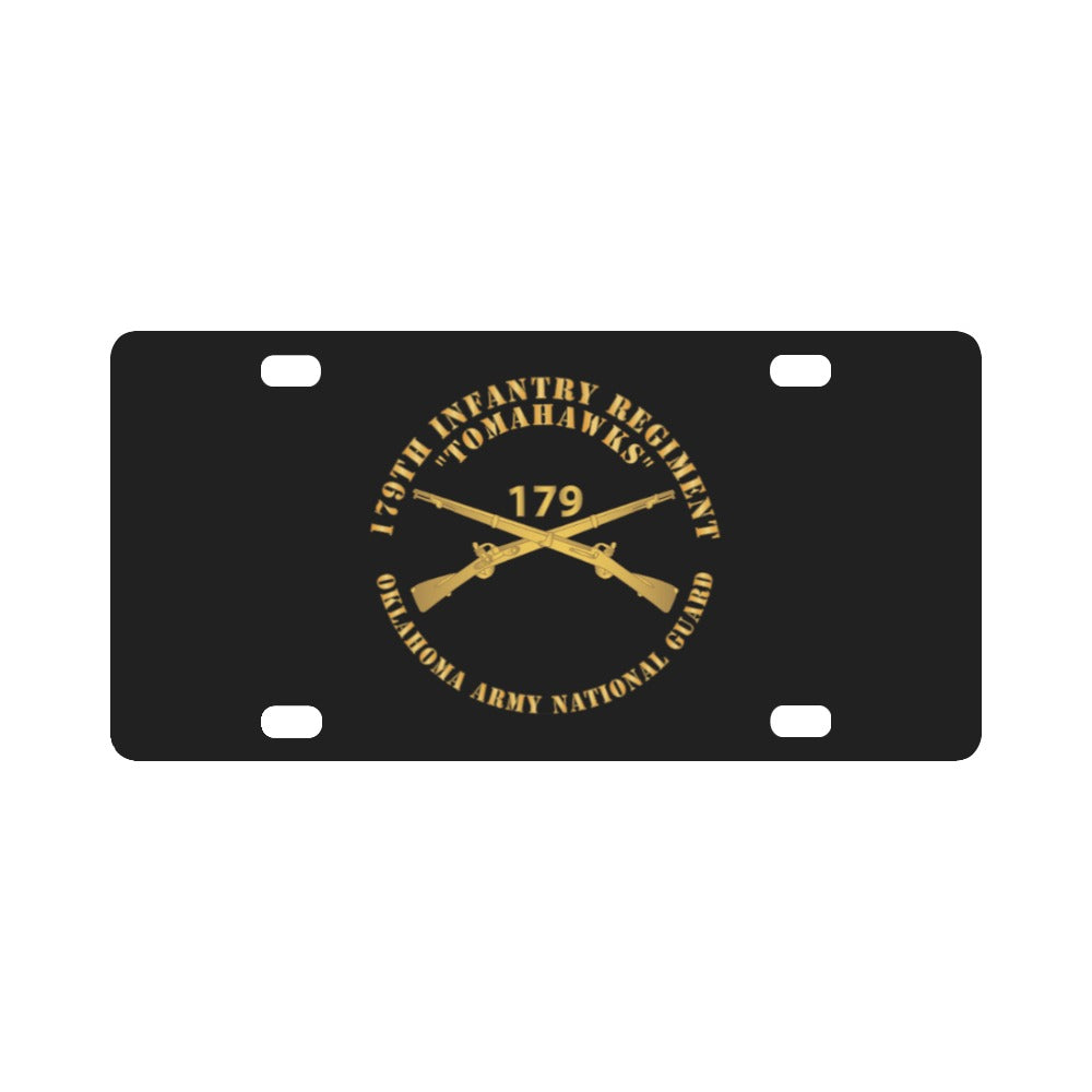 179th Infantry - OKARNG - Inf Branch X 300 Classic License Plate