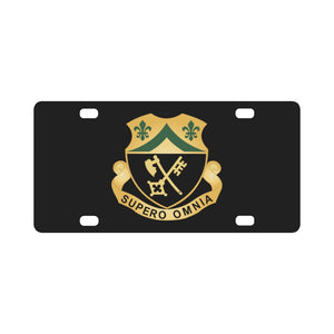 81st Armor - DUI wo Txt X 300 Classic License Plate