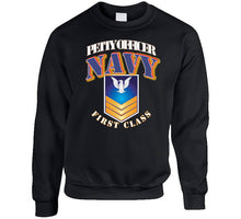 Load image into Gallery viewer, Navy - Rank - E6 - Po1 - Gold X 300 T Shirt
