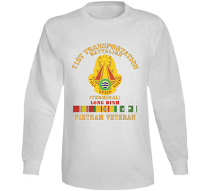 Army - 71st Transportation Battalion -  -terminal - Long Binh -vietnam Vet  W Vn Svc X 300 T Shirt