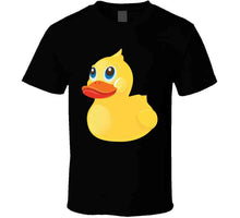 Load image into Gallery viewer, Yellow Rubber Duck - Oblique Left Front Ladies T Shirt
