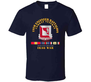 Army - 19th Engineer Battalion - Iraq War W Svc Classic T Shirt, Crewneck Sweatshirt, Hoodie, Long Sleeve