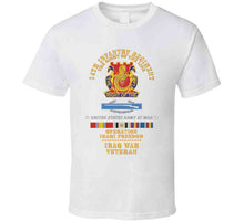 Load image into Gallery viewer, Army - Dui - 14th Infantry Regiment The Right Of The Line W Cib -  Oif - Iraq Svc X 300 T Shirt
