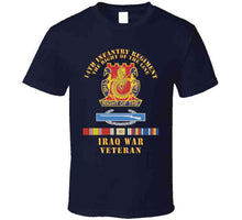 Load image into Gallery viewer, Army - Dui - 14th Infantry Regiment The Right Of The Line W Cib -  Iraq Svc X 300 T Shirt
