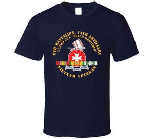 6th Battalion, 14th Artillery Regiment - Dui - Vn Svc Bar - Top X 300 Classic T Shirt, Crewneck Sweatshirt, Hoodie, Long Sleeve