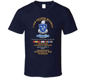 179th Infantry Regiment - Tomahawks - Afghanistan - Transition I - 2011 W Cib -  Oif - Afghan Svc X 300 T Shirt