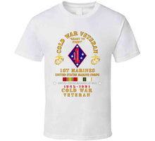 Load image into Gallery viewer, Usmc - Cold War Vet - 1st Marines W Cold Svc X 300 T Shirt
