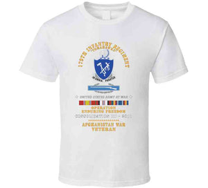 179th Infantry Regiment - Tomahawks - Afghanistan - Consolidation Iii - 2011 W Cib -  Oif - Afghan Svc X 300 T Shirt