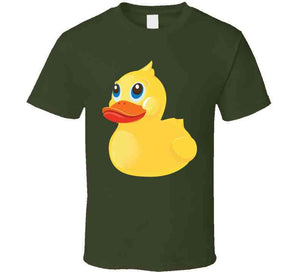 Yellow Rubber Duck - Oblique Left Front Ladies T Shirt