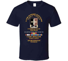 Load image into Gallery viewer, Army - 113th Support Battalion - Camp Holland Afghanistan Vet W Afghan Svc X 300 T Shirt
