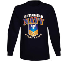 Load image into Gallery viewer, Navy - Rank - E6 - Po1 - Gold X 300 T Shirt
