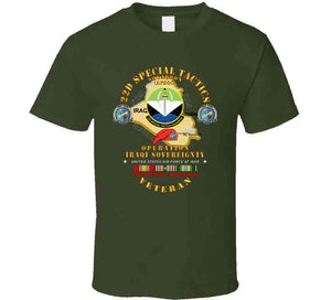 Usaf - 22d Special Tactics Squadron - Opn Iraqi Sovereignty - 2010 W Iraq Svc T Shirt