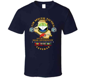 Usaf - 22d Special Tactics Squadron - Opn Iraqi Sovereignty - 2010 W Iraq Svc T Shirt