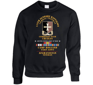 Army - 113th Support Battalion - Camp Holland Afghanistan Vet W Afghan Svc X 300 T Shirt