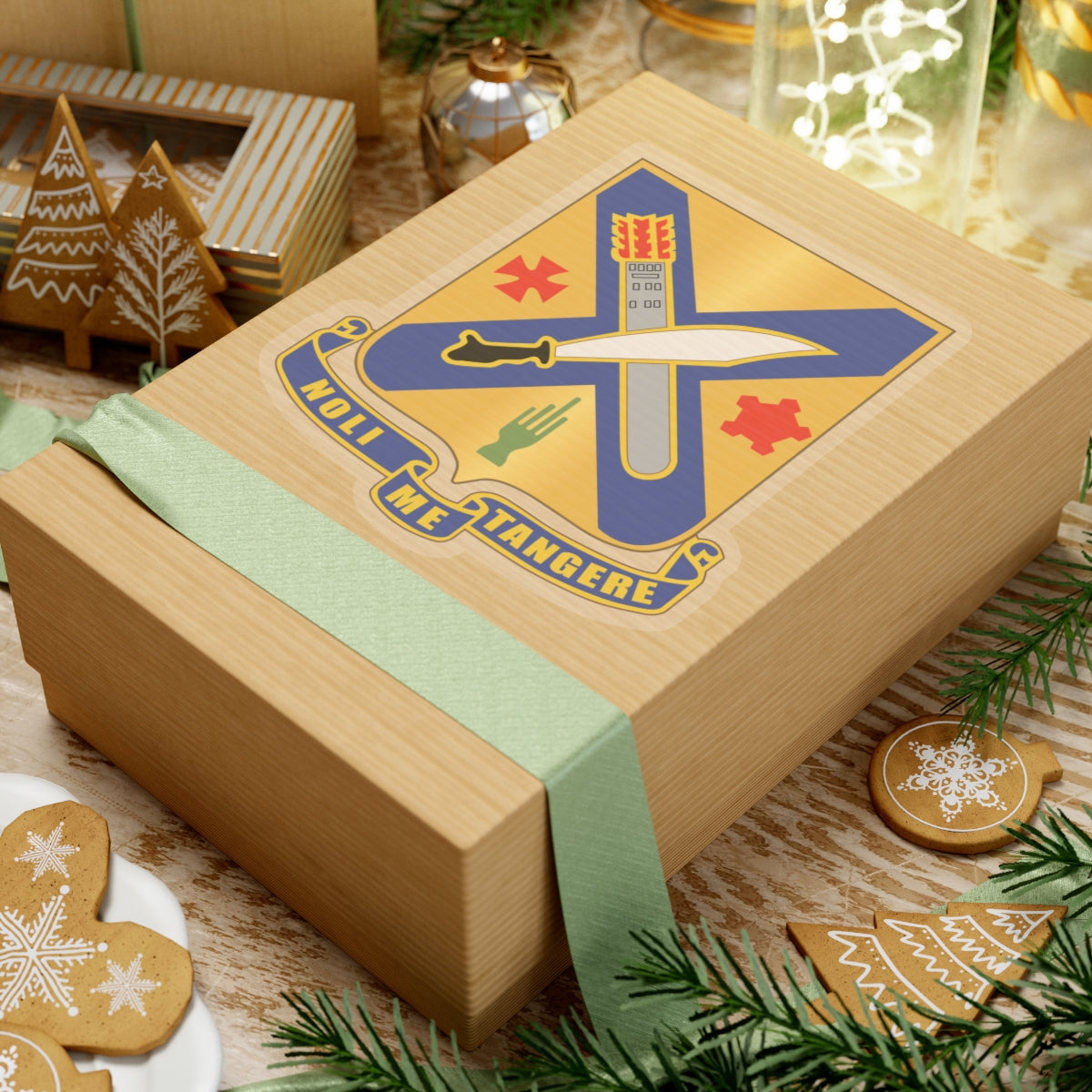 A kiss-Cut Stickers depicting 2nd Infantry Regiment