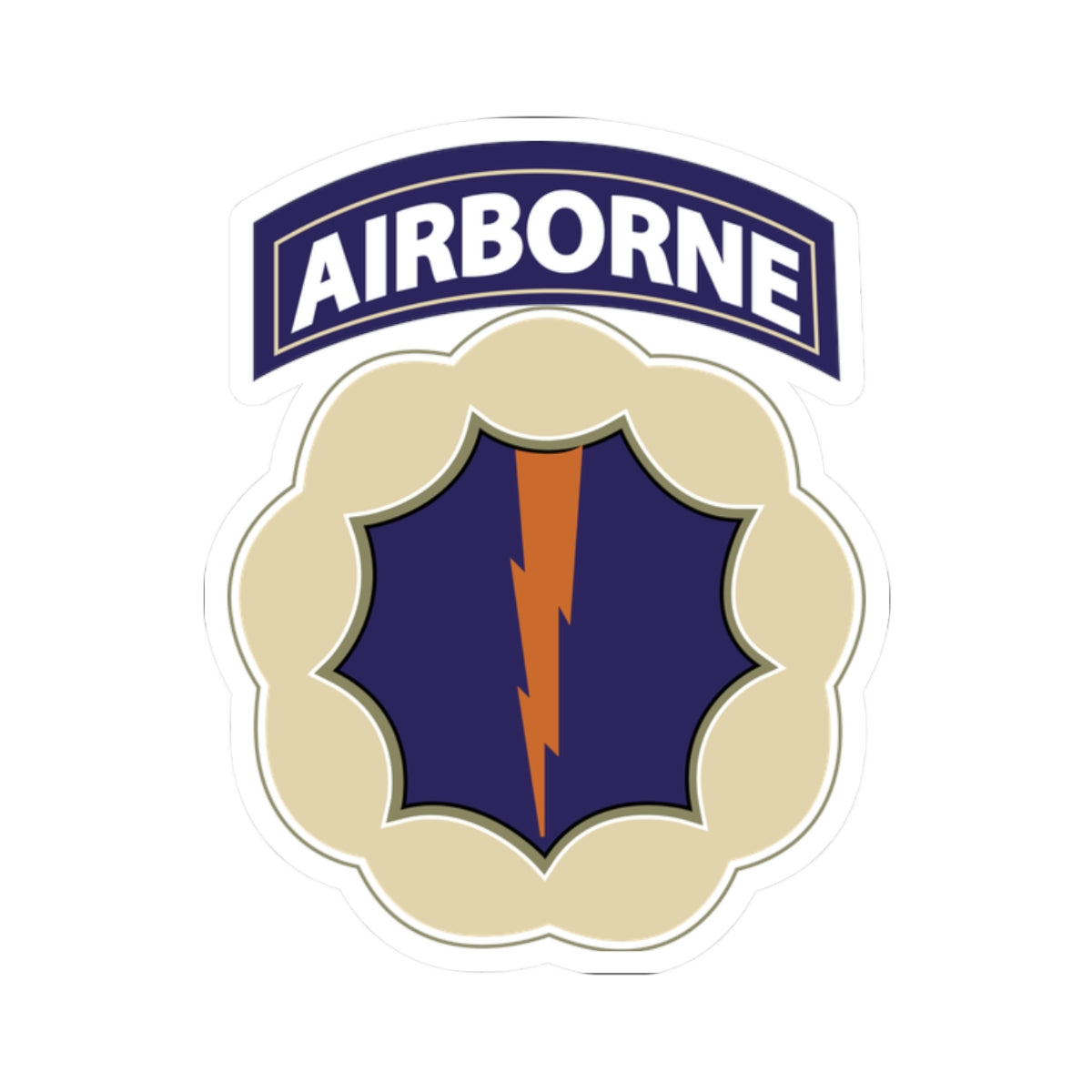 A kiss-Cut Stickers depicting the 9th Airborne Division was a fictional (phantom) unit created by the U.S. Army as part of Operation Fortitude, a World War II deception campaign designed to mislead German forces about the location of the Allied invasion of Europe.