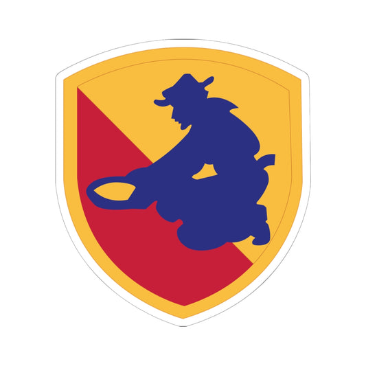 A kiss-Cut Stickers depicting The 49th Infantry Division was a unit of the United States Army National Guard during the old War.
