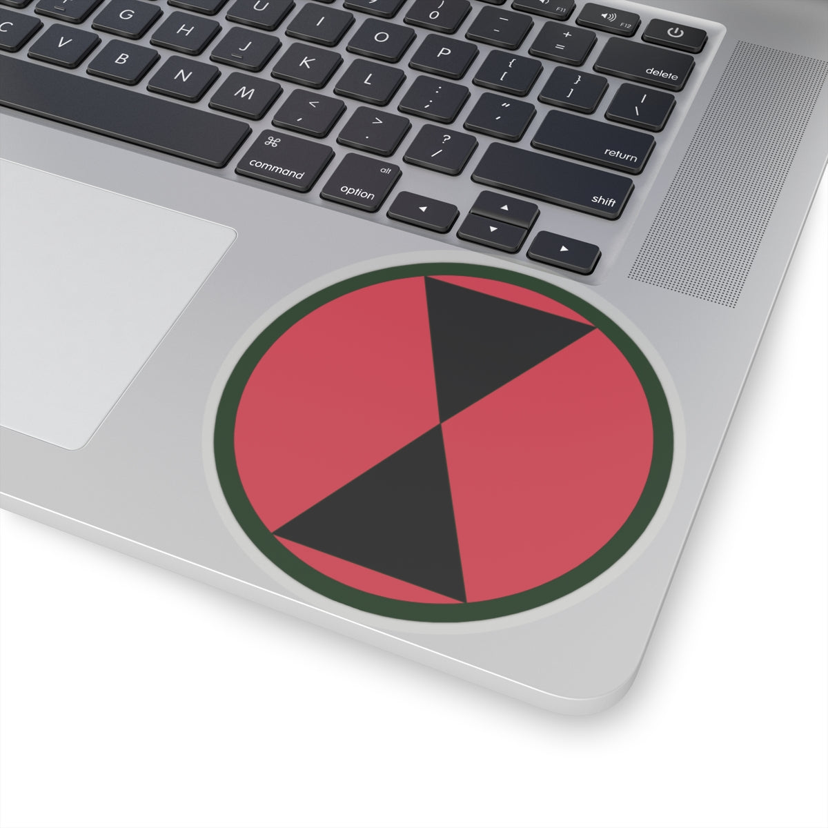 A kiss-Cut Stickers depicting the 7th Infantry Division