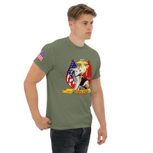 Load image into Gallery viewer, Men&#39;s classic tee - Marine Corps Flags
