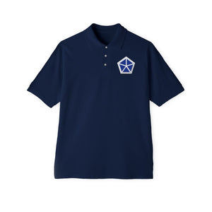 Men's Piqué Polo - Army - V Corps - wo Txt