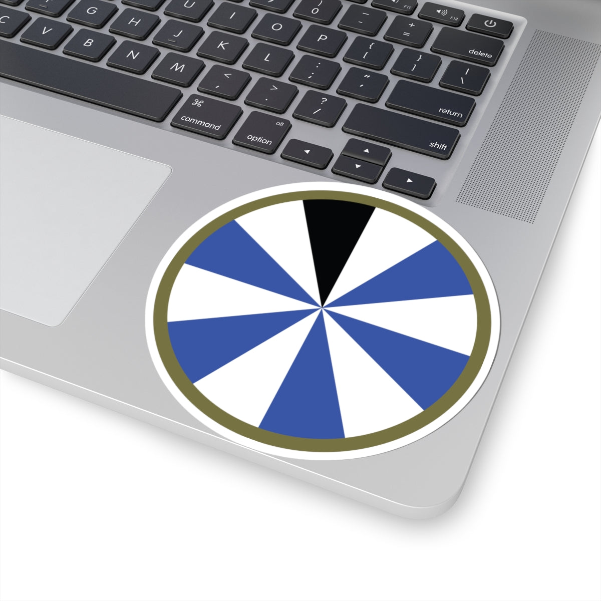 A kiss-Cut Stickers depicting the 11th Infantry Division, Phantom