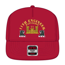 Load image into Gallery viewer, Baseball Cap - 11th Engineer Battalion - Hat X 300 - Film to Garment (FTG)
